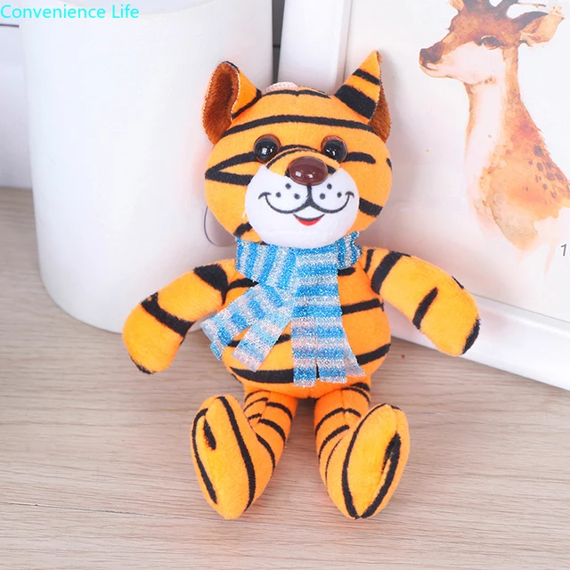 16 styles 2022 Year Of The Tiger Chinese New Year  Zodiac Plush Tiger Toys Pendant Random gifts for guests Tiger Mascot E