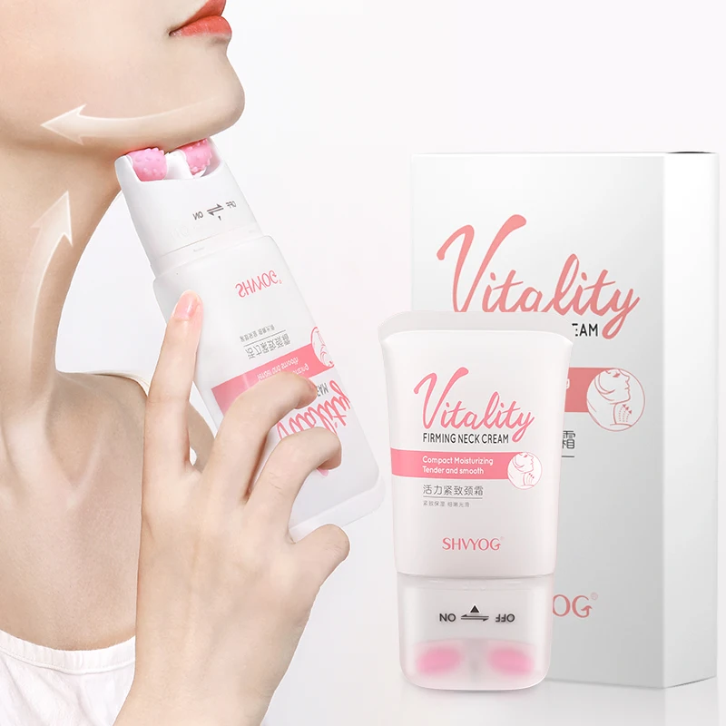 

SHVYOG Neck Cream Firming Anti Wrinkle Firming Skin Whitening Moisturizing Neck Serum Silicone Message Treatment Skin Neck Care
