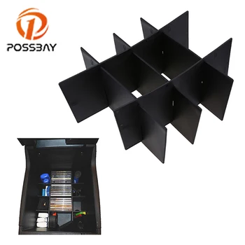 

POSSBAY Car Armrest Storage Box Container Partition Auto Center Console Organizer Divider for Toyota Tundra 2014 2015 2016 2017