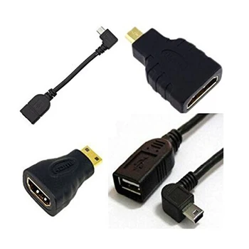 

Android Tablet Cable Adapter Set-Micro-USB OTG; Mini USB OTG; HDMI jack to Micro-HDMI plug, HDMI mini-capable devices to standar