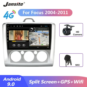 

Jansite 9" Car Radio Android 9.0 For Ford Focus 2004-2011 Split Screen Multimidia Video Player Navigation GPS Wifi 2 din android