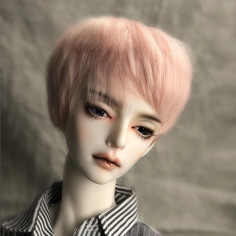 

New Arrival 1/3 1/4 1/6 Cool Style BJD Super Short Uncle's Hair Wig High Temperature For BJD Doll Wig