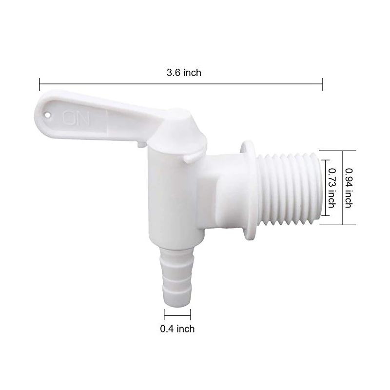 Plastic Bottling Spigot Filler Spout Bucket Spigot Fermenter Tap Faucet for Homebrew Wine Making Beer Bar Tools (White & Red) beverage dispenser faucet,brewing faucet