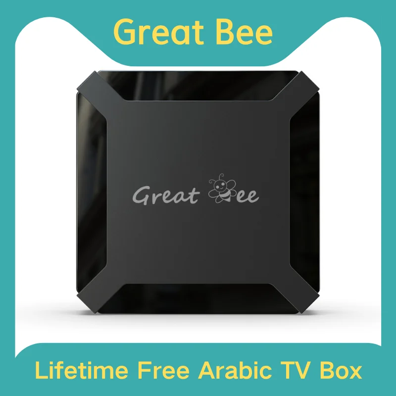 Top Arabic Android TV Boxes Set Box Lifetime Free Satellite Receiver For IPTV Greatbee Arab Media Player | Электроника