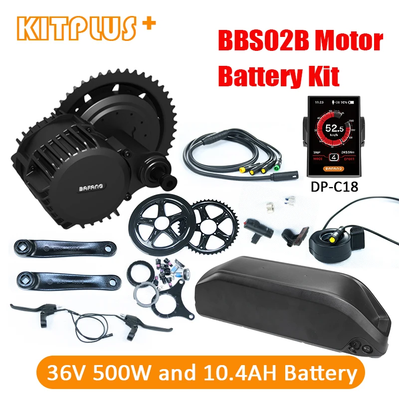 Центральный двигатель Bafang 8Fun 36 В 500 Вт BBS02 электровелосипед с электроприводом