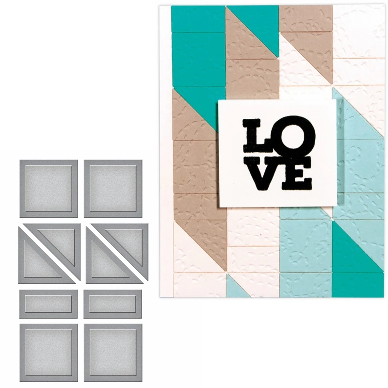 

Geometric Figure Pattern Die Cuts For Card Making Geometric Figure Background Metal Cutting Dies Stencils Decoration New 2019