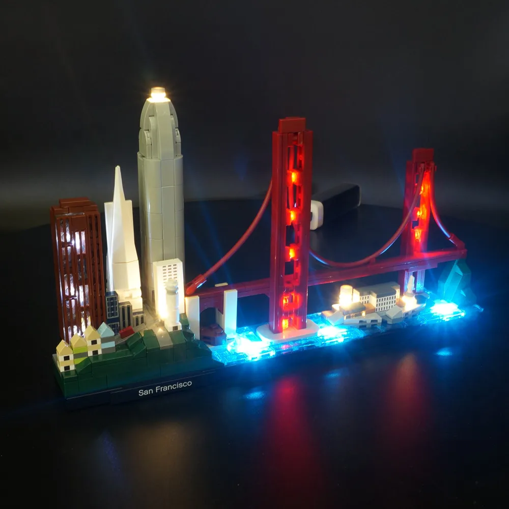 Kyglaring Led Light Up Kit для 21043 architecture San Francisco Light Set(не включает модель