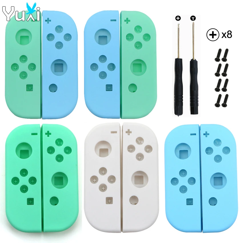 Чехол накладка YuXi для NAND Switch NS NX JoyCon Joy Con с контроллером Корпус замены пластиковый