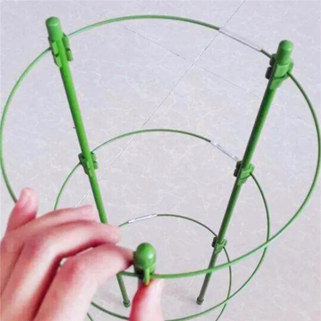 45 Cm/60 Cm Támogató Keret Műanyag Zöldségek Dekoratív Rácsos Tartó 1 Db Hegymászó Szőlő Rack Növény Cserepes Bevont Acél Virág - Image 4