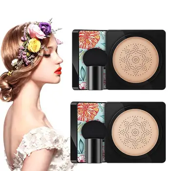 

BB Air Mushroom Head CC Cream Concealer Whitening Makeup Cushion Korean Waterproof Tone Face Foundation Cosmetic Base Brigh A2D3