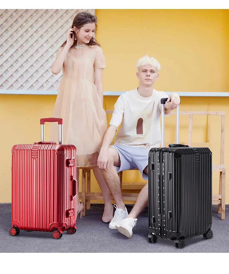 Женский чемодан на колесиках, мужской модный чемодан для путешествий, багаж на колесиках Sipnner, переноска на колесиках, багажная коробка с паролем