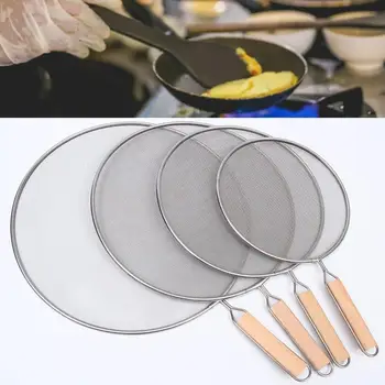 

Kitchen Stainless Steel Splash Guard Oil-proof Explosion-proof Cooking Guard Net Cover Oil Splash Plate Kitchen Accessories