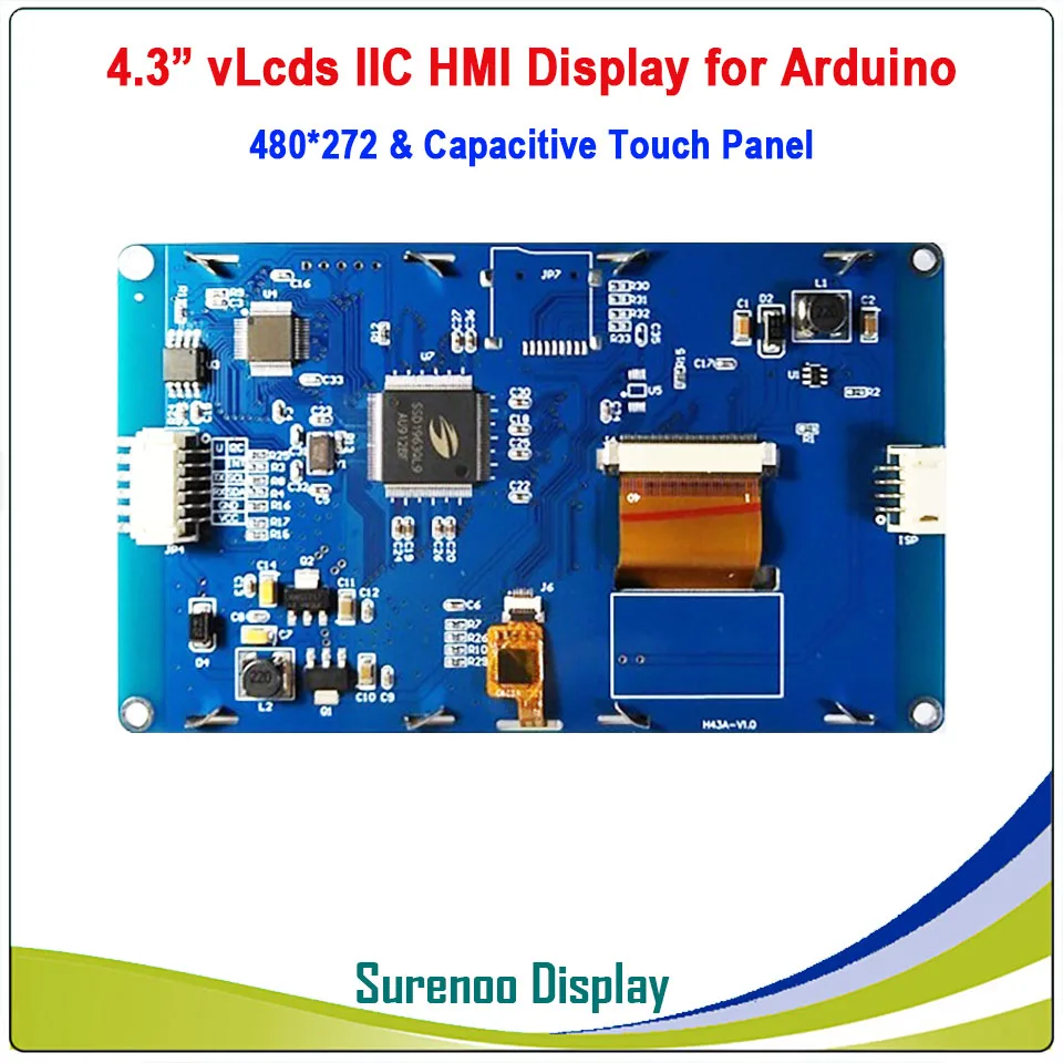 4," 480*272 серийный igc IIC v lcd s HMI умный TFT ЖК-модуль дисплей емкостный сенсорный панель для Arduino