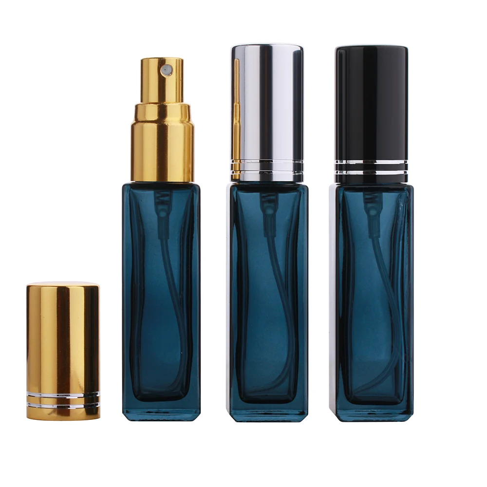 10ml 고품질 향수 스프레이 병, 유리 스프레이 분무기, 여행용 화장품 용기, 빈 리필용 병