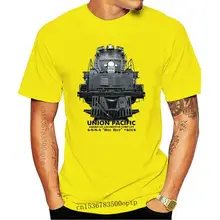 Funny Big Boy Union Pacific 4014 Head On Train t-shirty męskie koszulki bawełniane Streetwear tanie i dobre opinie LBVR CN (pochodzenie) SHORT Drukuj Z okrągłym kołnierzykiem tops COTTON Z KRÓTKIM RĘKAWEM men women Sukno Na co dzień