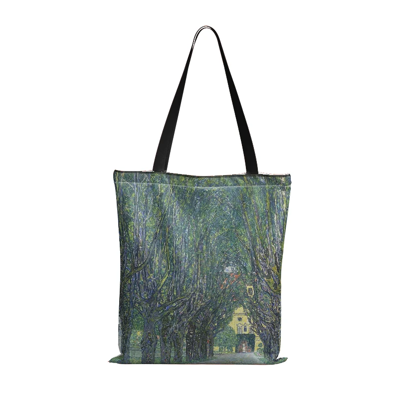 noite estrelada Shopper Bag, grande pano artístico, Eco Shopping Bag, Van Gogh