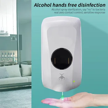 

1000ml Bathroom Liquid Soap Dispenser Automatic Soap Dispenser Infrared Hand-free Touchless Soap Dispenser Dish d0