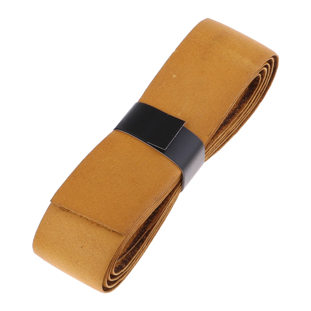 Tennis Racket Grips Anti-Slip Sweat Absorbing Wrap Tape Handle Cover (Brown)