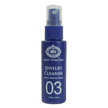 

50ML Jewelry Cleaner Silver No Damage Rust Remover Jewelry Polishing Remover Porous Stone Cleaner