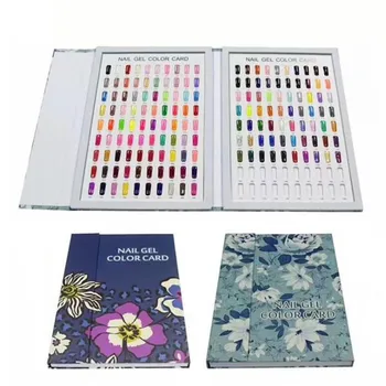 

1 Shelf 120/180 Color Grids 2018 New Nail Gel Color Card Nail Polish Color Display Nail Art Color Showcase Tool Inlaid Style