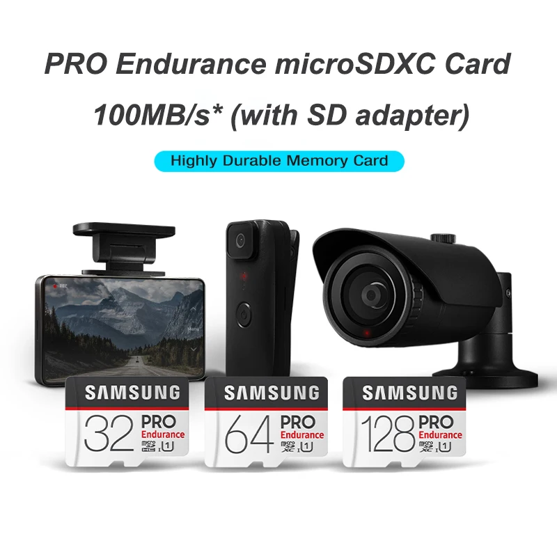 Карта памяти SAMSUNG EVO Plus/PRO Enduran microsd 512 ГБ 256 ГБ 128 Гб 64 ГБ 32 ГБ EVO U3/U1 класс 10 U1 microSDXC/SDHC EVO+ 16 ГБ 32 ГБ