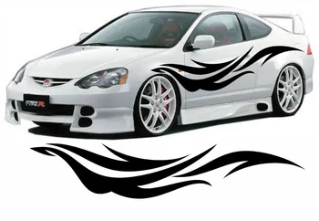 

For 2Pcs VINYL GRAPHICS DECAL STICKER CAR BOAT AUTO TRUCK 100" MT-67-Y Car styling
