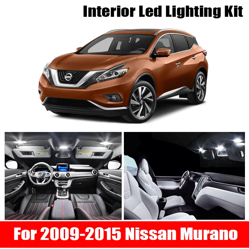 14 шт. лампы головного света для Nissan Murano 2009 2015 гг.|Сигнальная лампа| |