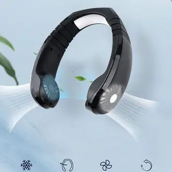 

USB Micro Portable 2 in 1 Air Cooler Mini Electric Neck Fan Air Conditioner M5X0