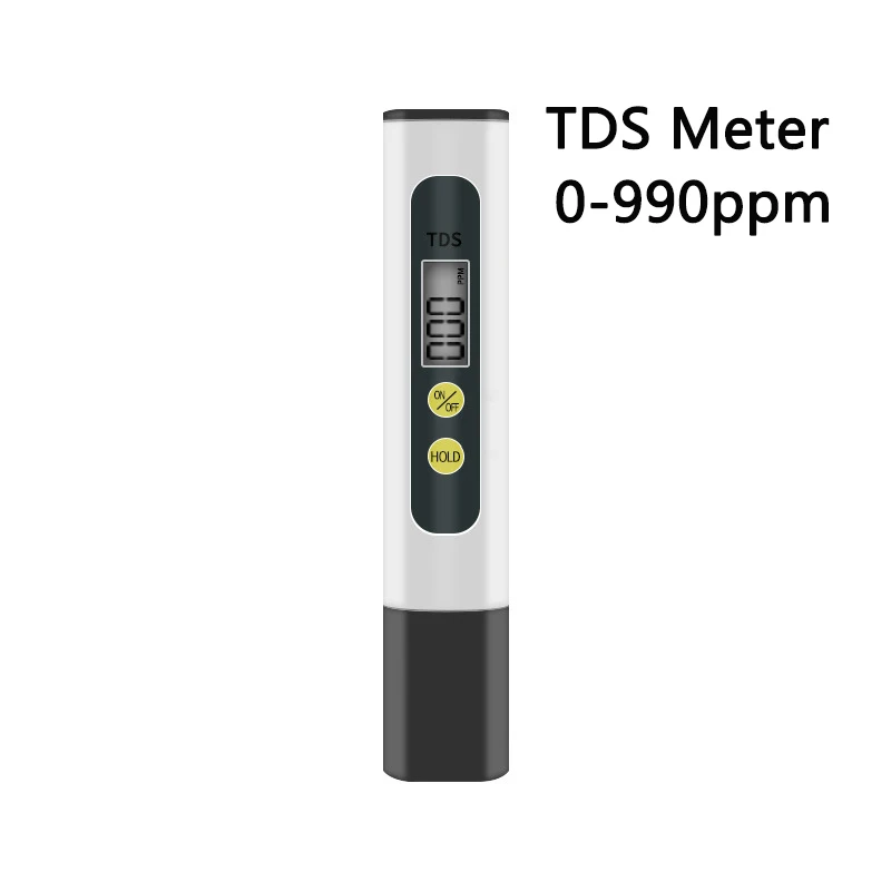 

TDS Tester Water Quality Tester Automatic Calibration TDS Meter 0-990ppm Ideal Water Test Meter Drinking Water Aquariums