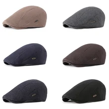 Берет, шапка для женщин и мужчин, вязаная шерстяная шапка, регулируемый солнцезащитный козырек, вязаная шапка для улицы, Осень-зима, головной убор, аксессуары для одежды