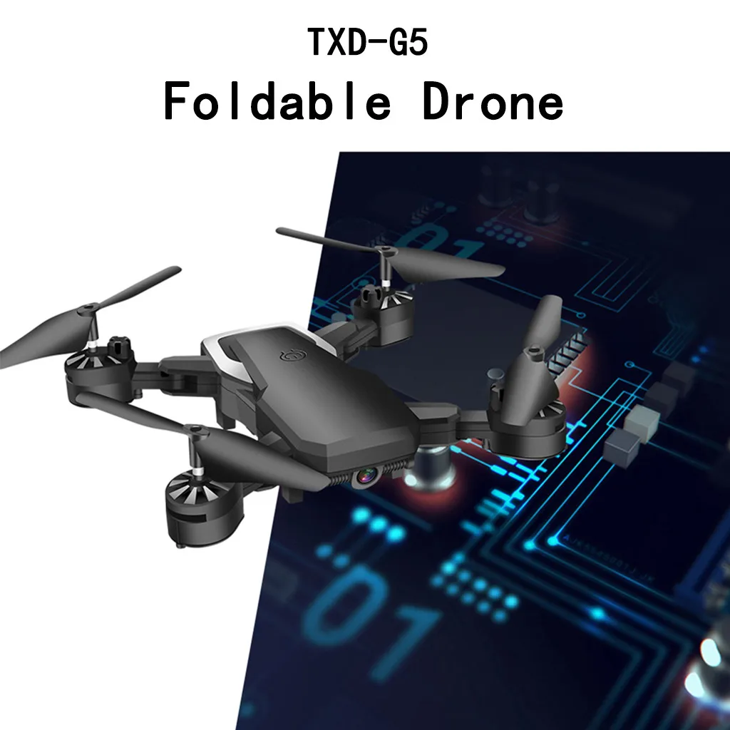 Пульт дистанционного управления летательный аппарат Топ TXD-G5 wifi FPV 1080p камера оптический поток Безголовый складной Квадрокоптер Дрон 8,23