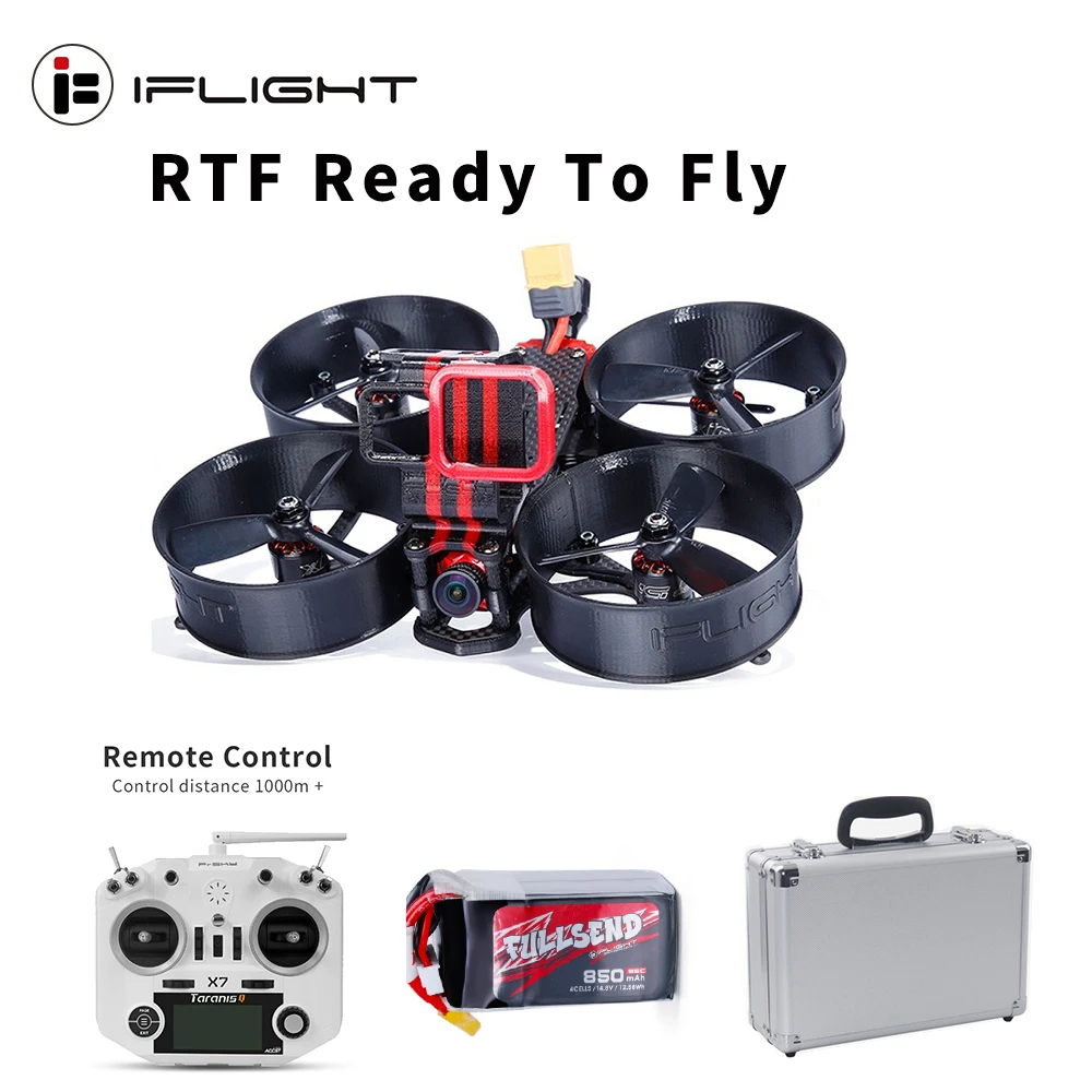 

iFlight MegaBee V2.1 3 Inch Cinewhoop FPV Racing Drone F4 Flight Controller 2-4S 35A ESC 500mW VTX Support GoPro5/6/7 4K Camera