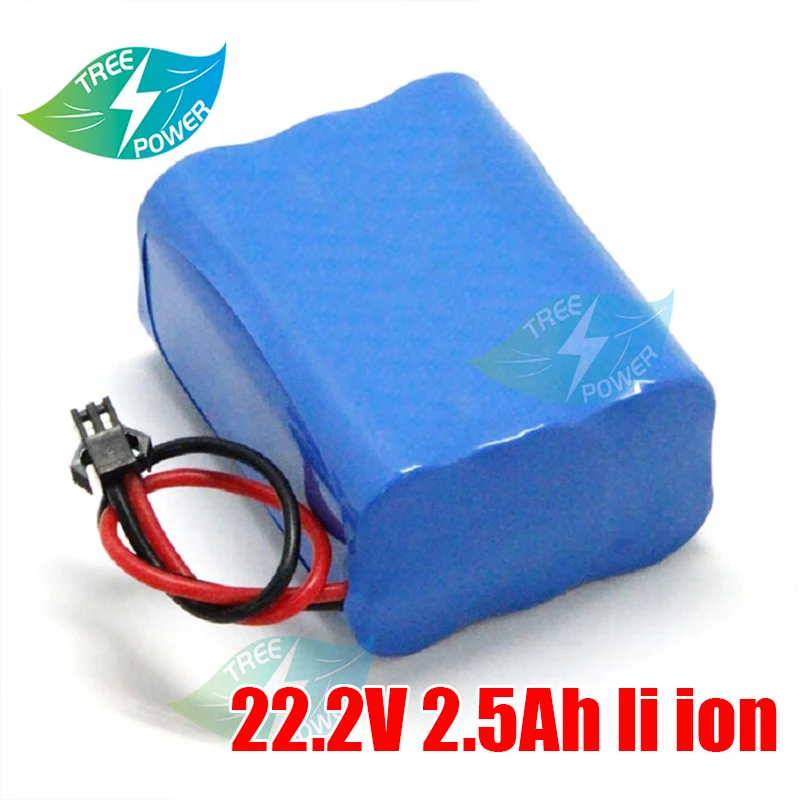 

Li ion batteries 6S1P 22.2V 2.5Ah/2500mAh medical portable x-ray apparatus/ sprayer/ Vacuum Cleaner lithium battery pack
