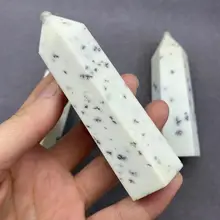 

Natural water grass jade crystal quartz ability room tower Reiki healing gift9-11cm