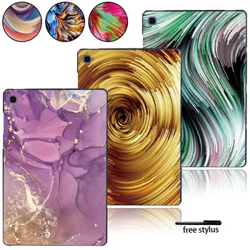 

Watercolor Pattern Tablet Case Fit Samsung Galaxy Tab A A6 7" 10" / Tab E S5E Tablet Hard Shell Cover Case + Stylus