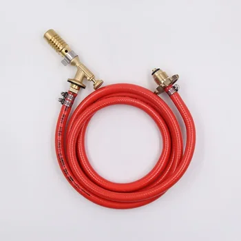

1*Welding Torch With Hose Propane Liquefied Gas Welding Torch US Standard Soldering Tool W/ Hose Brand New
