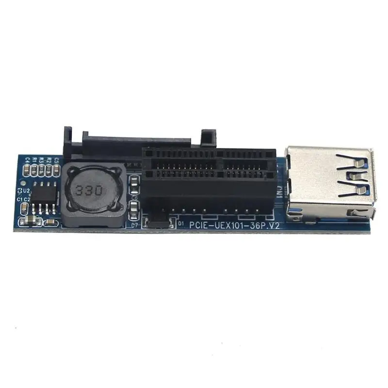 

UEX101 PCI-E X1 SATA Power Supply Module Charge Board for Motherboard PCI-E