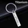 Titanium Drive Safe Custom Lettering Anti-lost Car Keychians Card Trinket Key Rings Holder for Ultra Durable Christmas Gifts ► Photo 1/6