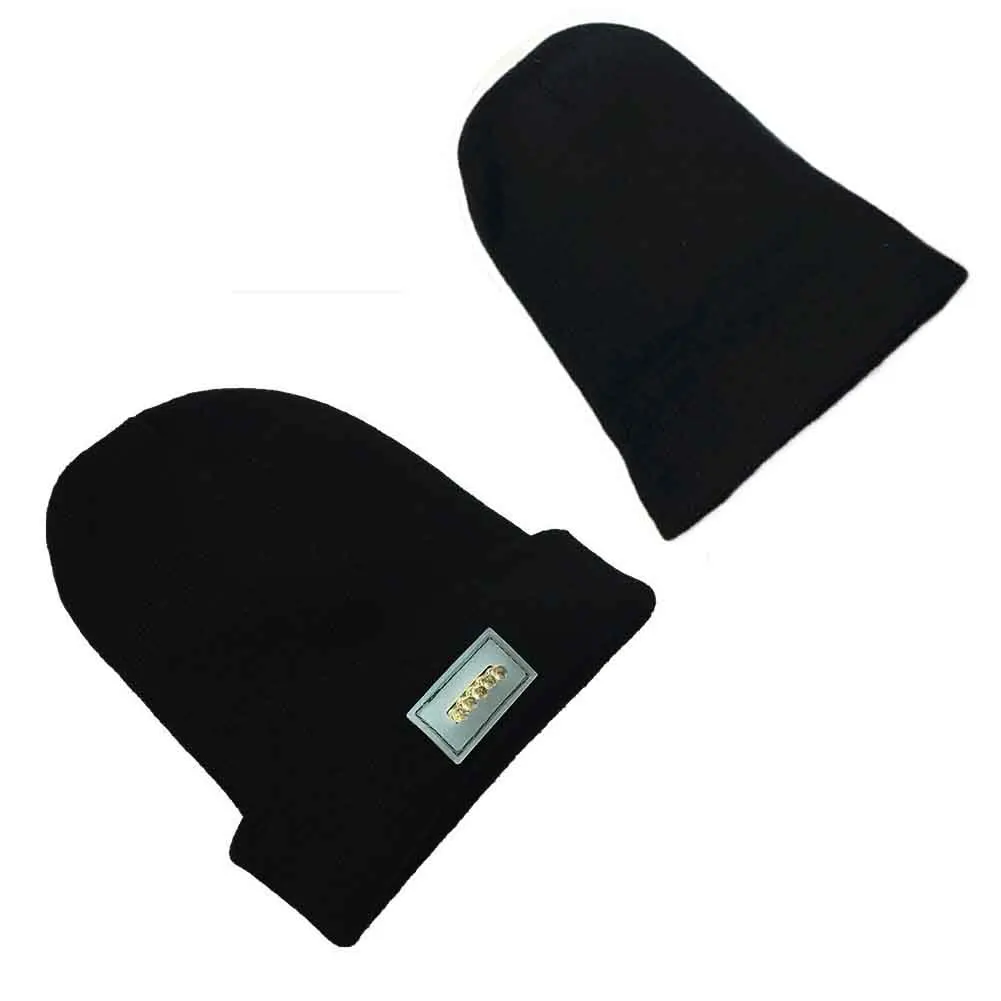 Unisex Outdoor Multiuse LED Lighting Winter Cap for Night Fishing Hiking Warm Flash Beanie Skull LED Flash Hats Men Women#1016