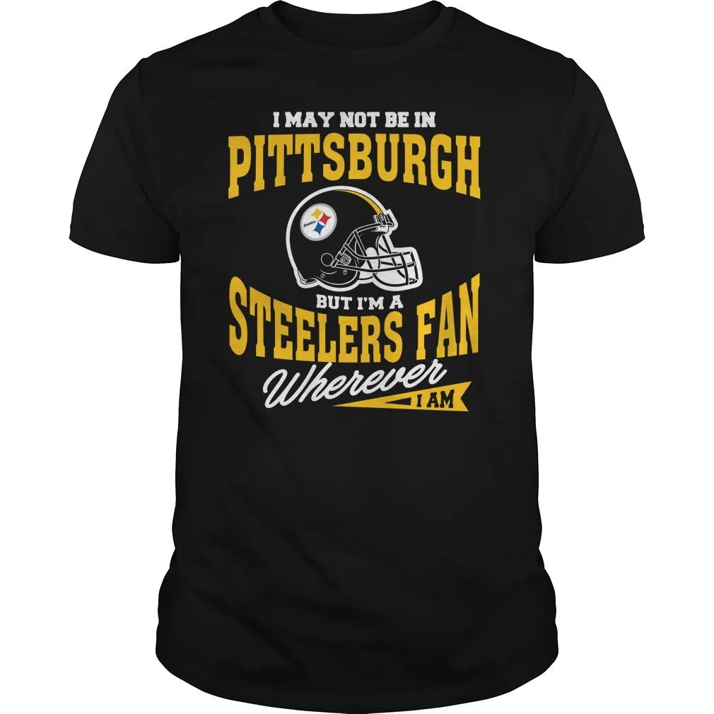 Я возможно не в питтсете но я фанат Steelers где бы ни был футболка | Мужская одежда