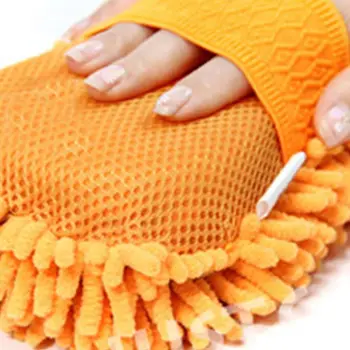 

Car Wash Sponge Wipe Box Glove Chenille Cleaning Glove Lint Scratch Free Automobile Multipurpose Clean Maintenance