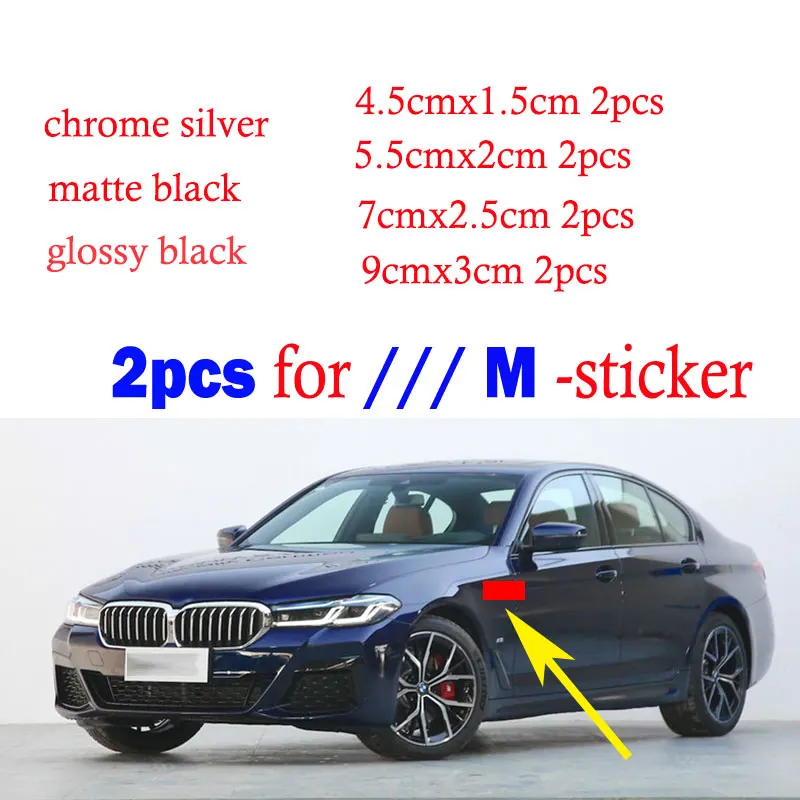 2 шт. наклейки на Эмблемы BMW E46 G20 E90 F20 F21 F40 E87 E82 E81 E88 M1 M3 E60 M5 X3 X5 X6 M | Автомобили и