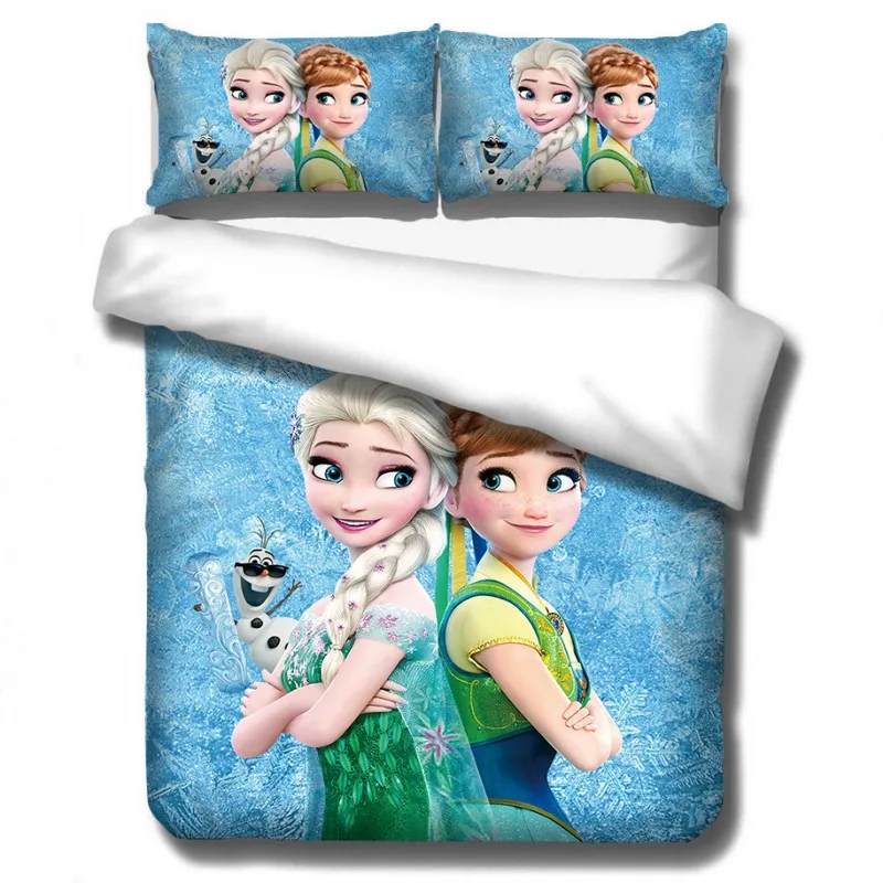 Frozen 7 Дисней мультфильм Холодное сердце принцесса снег милые комплекты постельного белья Детские Дети Девочки Подарки пододеяльники наволочки одеяло покрывало постельное белье - Цвет: Frozen 7