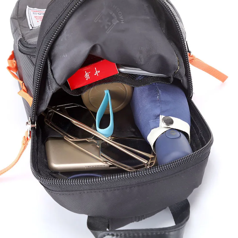 

Large-Volume-Style Single-shoulder Bag Light Outdoor Travel Shoulder Bag Waterproof Nylon Bag Trend Versatile Chest Pack
