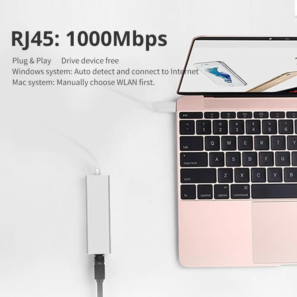 Док станция iSky типа C с портом расширения RJ45 LAN USB3.0 для Huawei Matebook Macbook Samsung A5