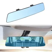 Lusterko samochodowe lusterka uniwersalne Auto lusterko wsteczne antyodblaskowe szerokokątna powierzchnia akcesoria samochodowe tanie tanio olevo CN (pochodzenie) Lusterka wewnętrzne rearview mirror 298g 3000R ABS HD anti-glare blue mirror glass 28*7 2cm 11*2 8inch