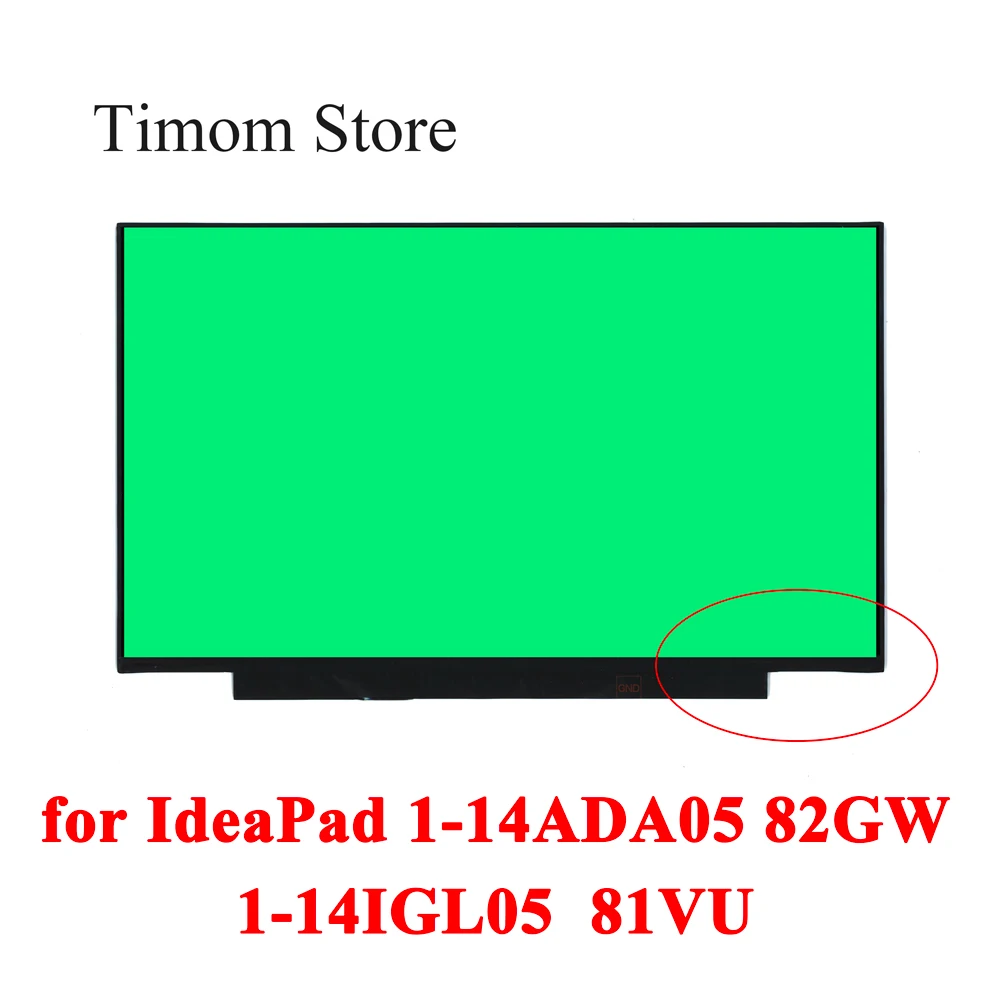 Матрица ЖК для ноутбука 1 14ADA05 82GW Lenovo IdeaPad 14IGL05 81VU 14 0 дюймов без отверстий винтов TN