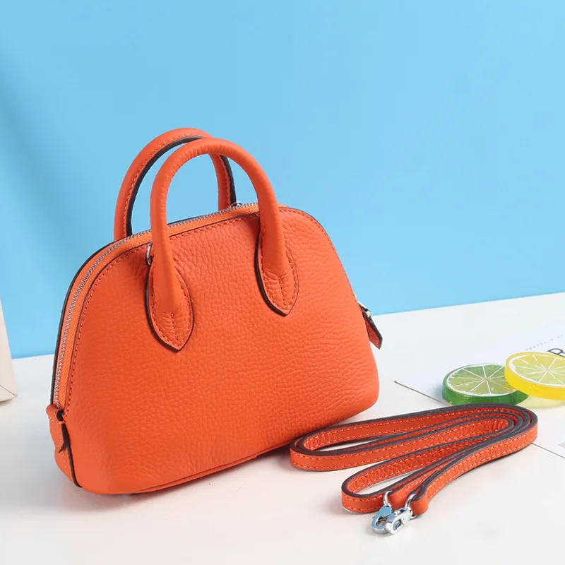 

Shell Bag Women's Cross-body Bag 2019 New Style Simple Versatile Leather Shoulder-bag Fashion Western Style Casual Handbag