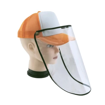 

Anti-Virus Safety Hat Anti Fog Dust Splash-proof Hat Work Face Protection Cap Kids Adults Adjustable Baseball Cap