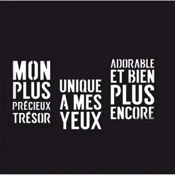 

French Words Mon Plus Cutting Dies Carbon Metal Steel Stencils For DIY Scrapbooking Paper Cards Embossing album Craft Cut Die